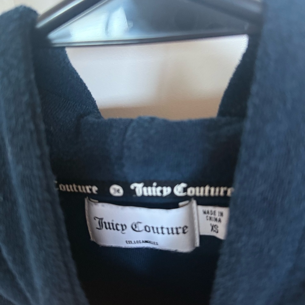 Juicy Couture Terry Logo Jacket in Regal Blue - Picture 4 of 6